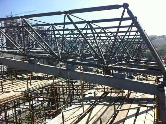 大安收费站网架厂家